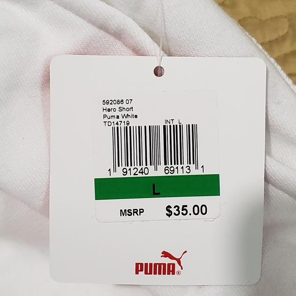 Puma Hero Sweat Shorts Size L - Picture 5 of 5